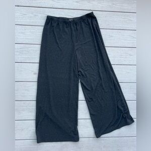 Cut Loose Dark Gray Wide-Leg Pants
